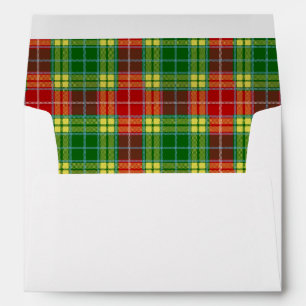 Enveloppes Mariages Buchanan Tartan
