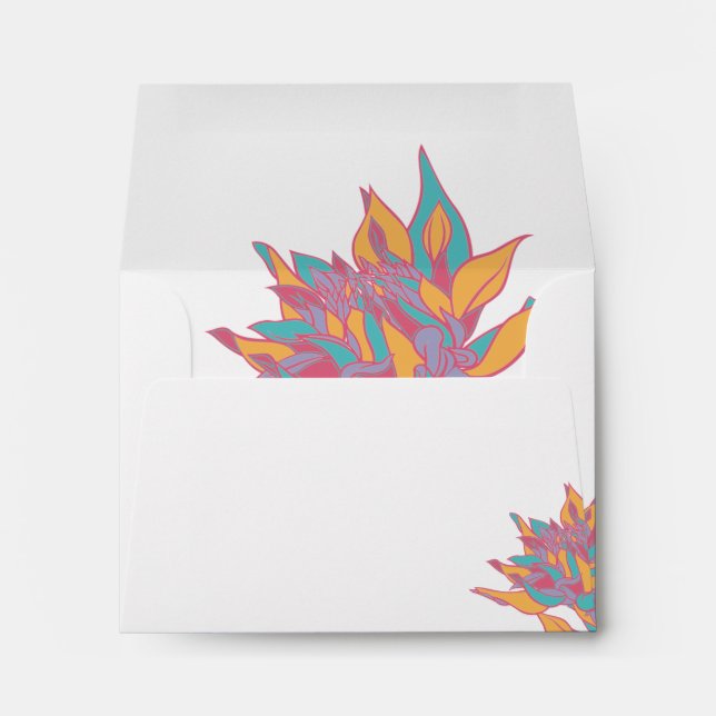 Enveloppes Mariages couleur printemps 2011 brillan (Dos (Bas))