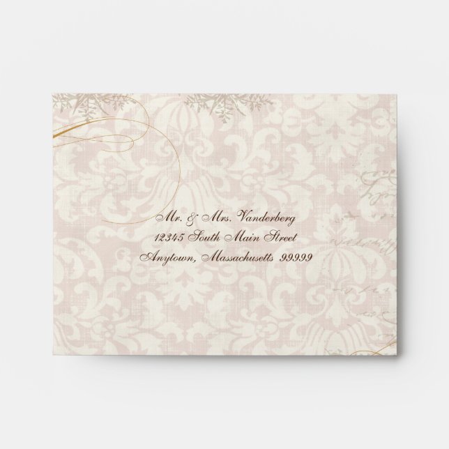 Enveloppes Mariages de correspondance - Rose Trell (Devant)