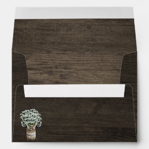 Enveloppes Mariages en bois de jarre de maçonnerie