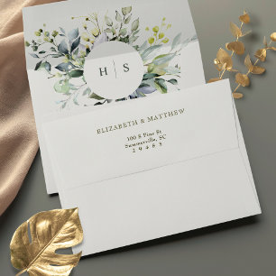 Enveloppes Mariages enrichies d'aquarelle