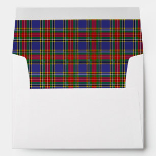 Enveloppes Mariages MacBeth Tartan