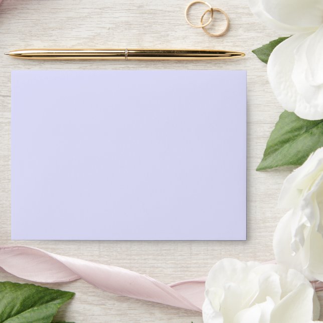 Enveloppes Mariages violettes Pastel Periwinkle (Wedding)
