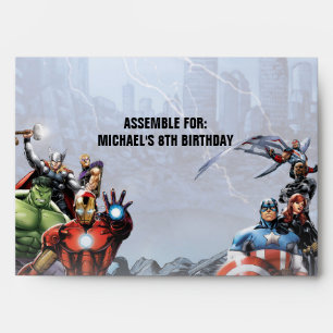 Enveloppes Marvel   Avengers - Anniversaire