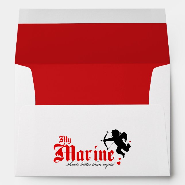 Enveloppes Mes Tirs De Marine Sont Meilleurs Que Cupides (Dos (Bas))