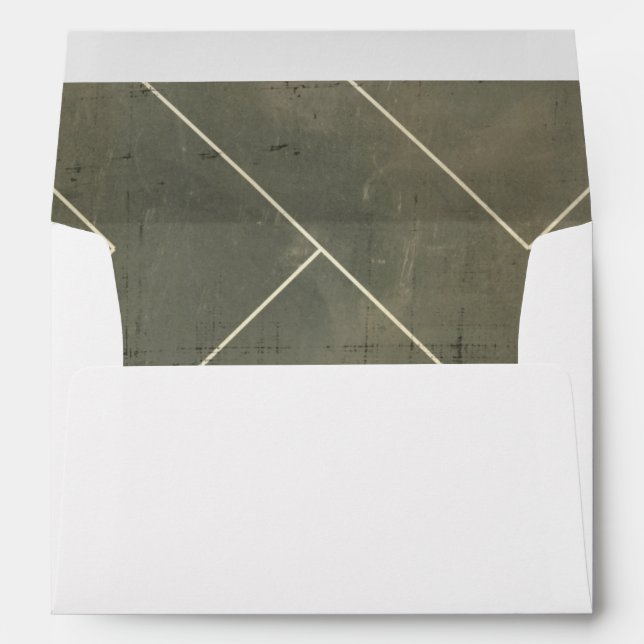 Enveloppes Modèle Abstrait avec formes géométriques (Dos (Bas))