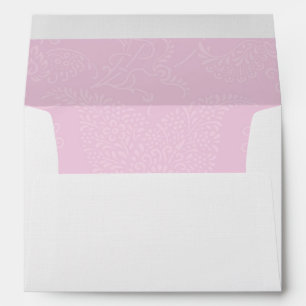 Enveloppes Modèle floral rose délicat