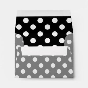 Enveloppes Modifier Pois gris N'importe quelle couleur Clique