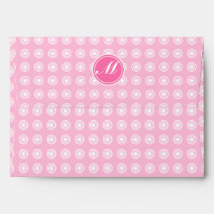 Enveloppes Monogramme de sucrerie de coton