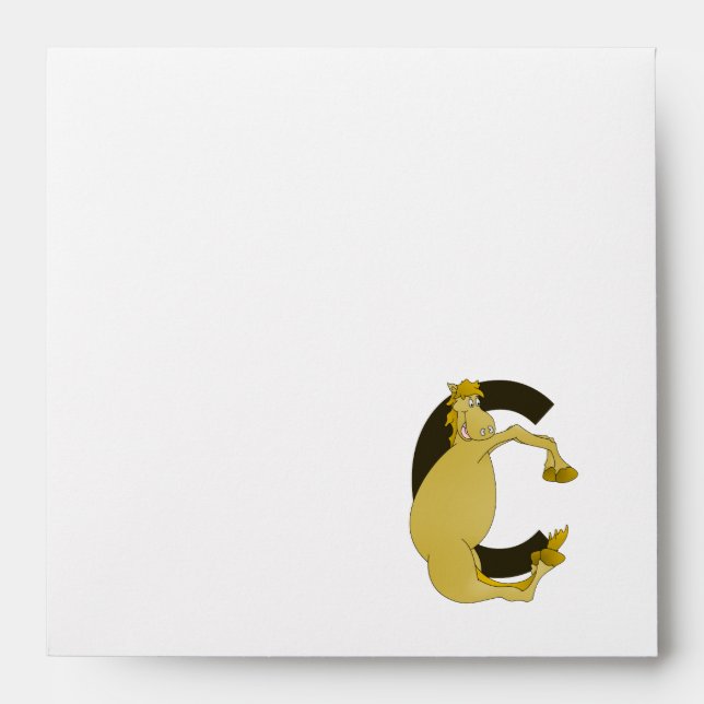 Enveloppes Monogramme Pony C (Devant)