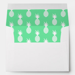 Enveloppes Motif à la menthe d'ananas
