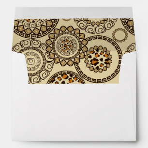 Enveloppes motif africain de la peau de guépard 3