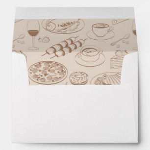 Enveloppes Motif alimentaire 3