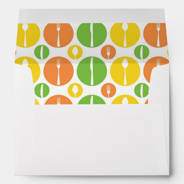 Enveloppes Motif de la couture Vintage (Dos (Bas))