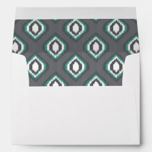 Enveloppes motif de la tribu rétro-ikat