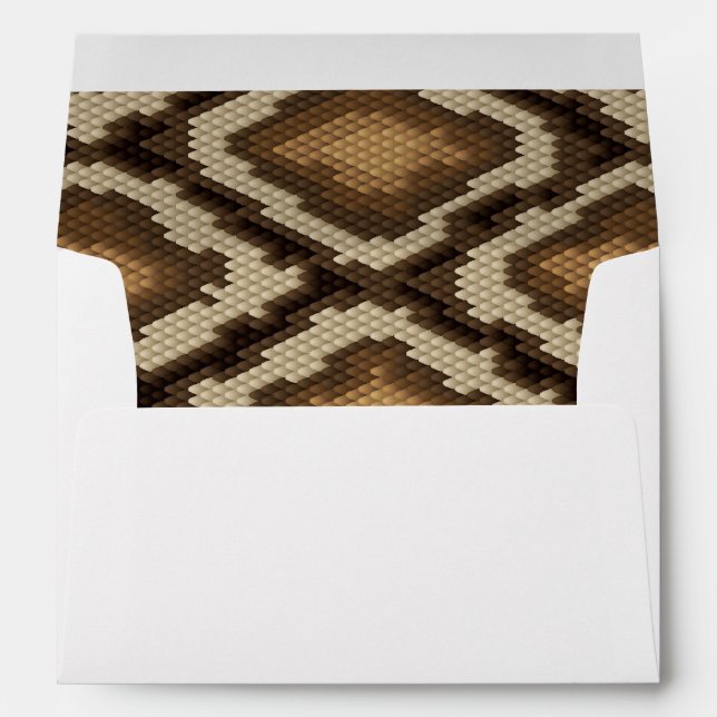 Enveloppes motif de peau de serpent python 2 (Dos (Bas))