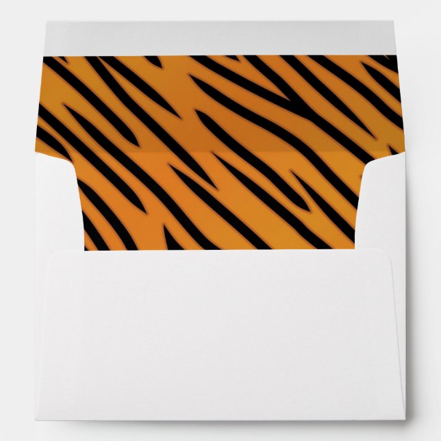 Enveloppes Motif de Tiger Stripe (Dos (Bas))