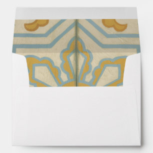 Enveloppes Motif décoratif de tuile de Vieux Monde