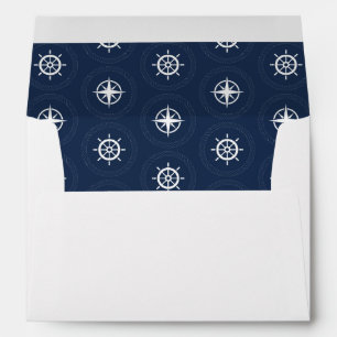 Enveloppes Motif d'outils maritimes