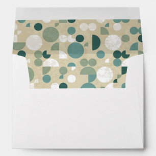Enveloppes motif rétro Abstrait