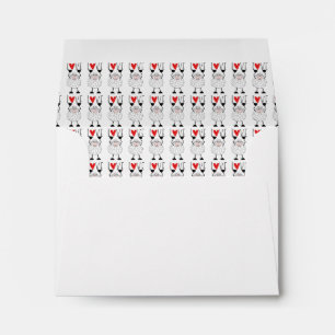 Enveloppes "Moutons avec coeur"