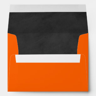 Enveloppes Neon Orange, Chalkboard Bat mitzvah Env. pour 5x7s