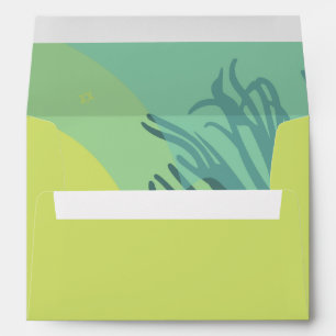 Enveloppes Néon personnalisable d'enveloppe de DAUPHINS de