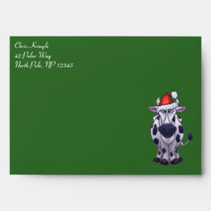 Enveloppes Noël de vache