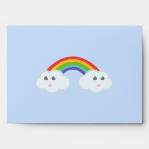 Enveloppes Nuage arc-en-ciel de Kawaii