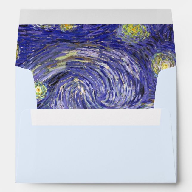 Enveloppes Nuit étoilée par Vincent van Gogh (Dos (Bas))