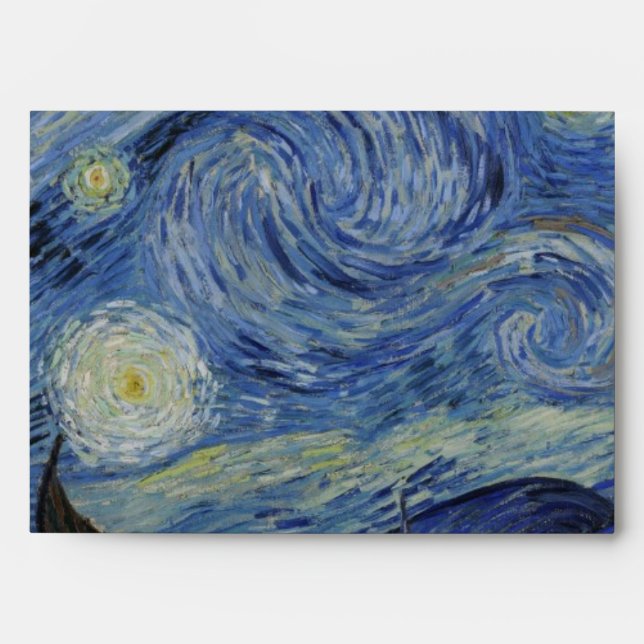 Enveloppes Nuit étoilée par Vincent Van Gogh (Devant)