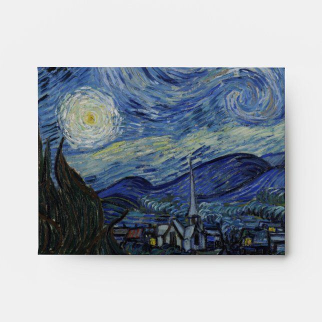 Enveloppes Nuit Van Gogh Starry (Devant)