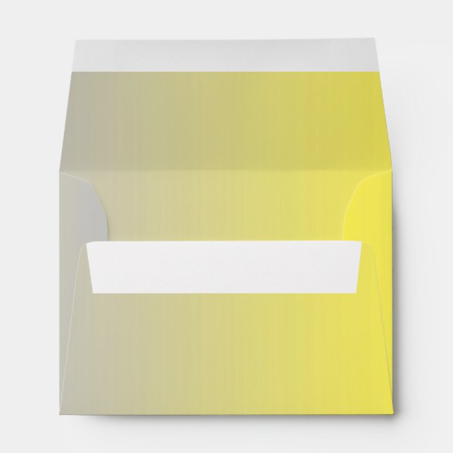 Enveloppes Ombre jaune et gris A6 (Dos (Bas))