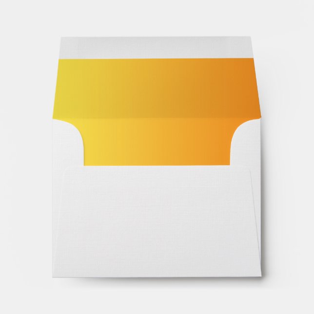 Enveloppes Ombre jaune et orange (Dos (Bas))