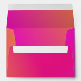 Enveloppes Ombre jaune orange rose