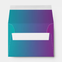 Ombre pourpre et turquoise