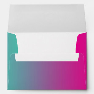 Enveloppes Ombre pourpre et turquoise magenta