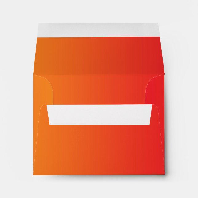 Enveloppes Ombre rouge et orange (Dos (Bas))