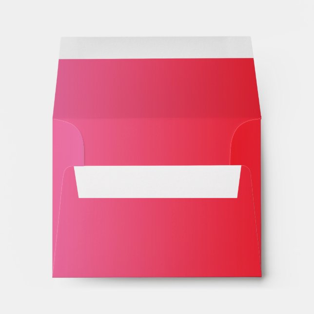Enveloppes Ombre rouge et rose (Dos (Bas))