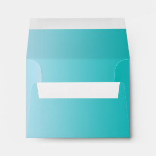 Enveloppes Ombre turquoise