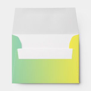 Enveloppes Ombre vert et jaune