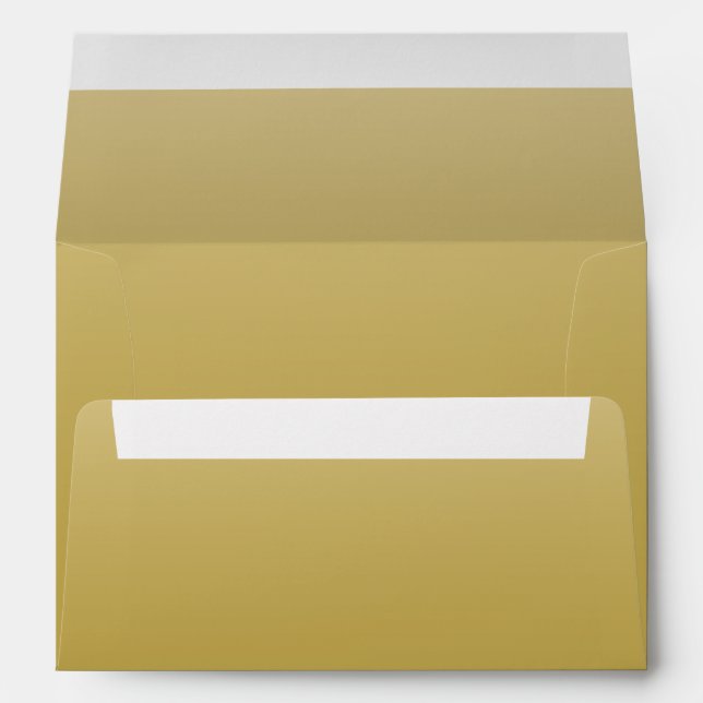 Enveloppes Or élégant (Dos (Bas))