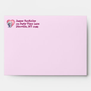 Enveloppes Ours polaire Saint Valentin