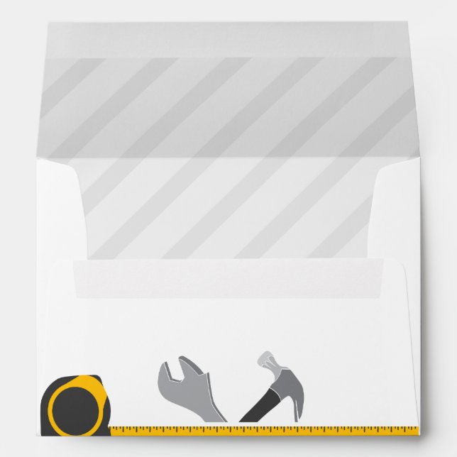 Enveloppes Outils de construction (Dos (Bas))