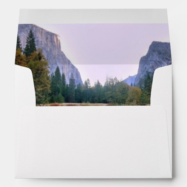 Enveloppes Parc national de Yosemite (Dos (Bas))