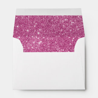 Enveloppes Parties scintillant roses chaudes