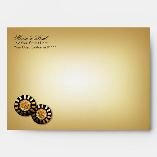 Enveloppes Paul Las Vegas Deluxe A7 | sable (Devant)