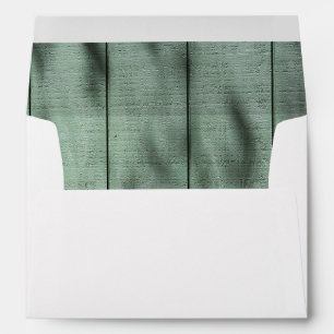 Enveloppes Pays rustique Décontracté Vieux vert pâtissier