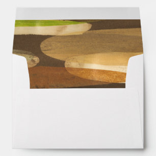 Enveloppes Paysage abstrait de ton de la terre