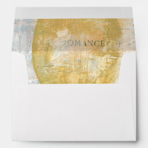 Enveloppes Peinture Abstraite moderne sur papier journal